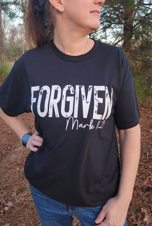 Forgiven Christian Graphic Tees