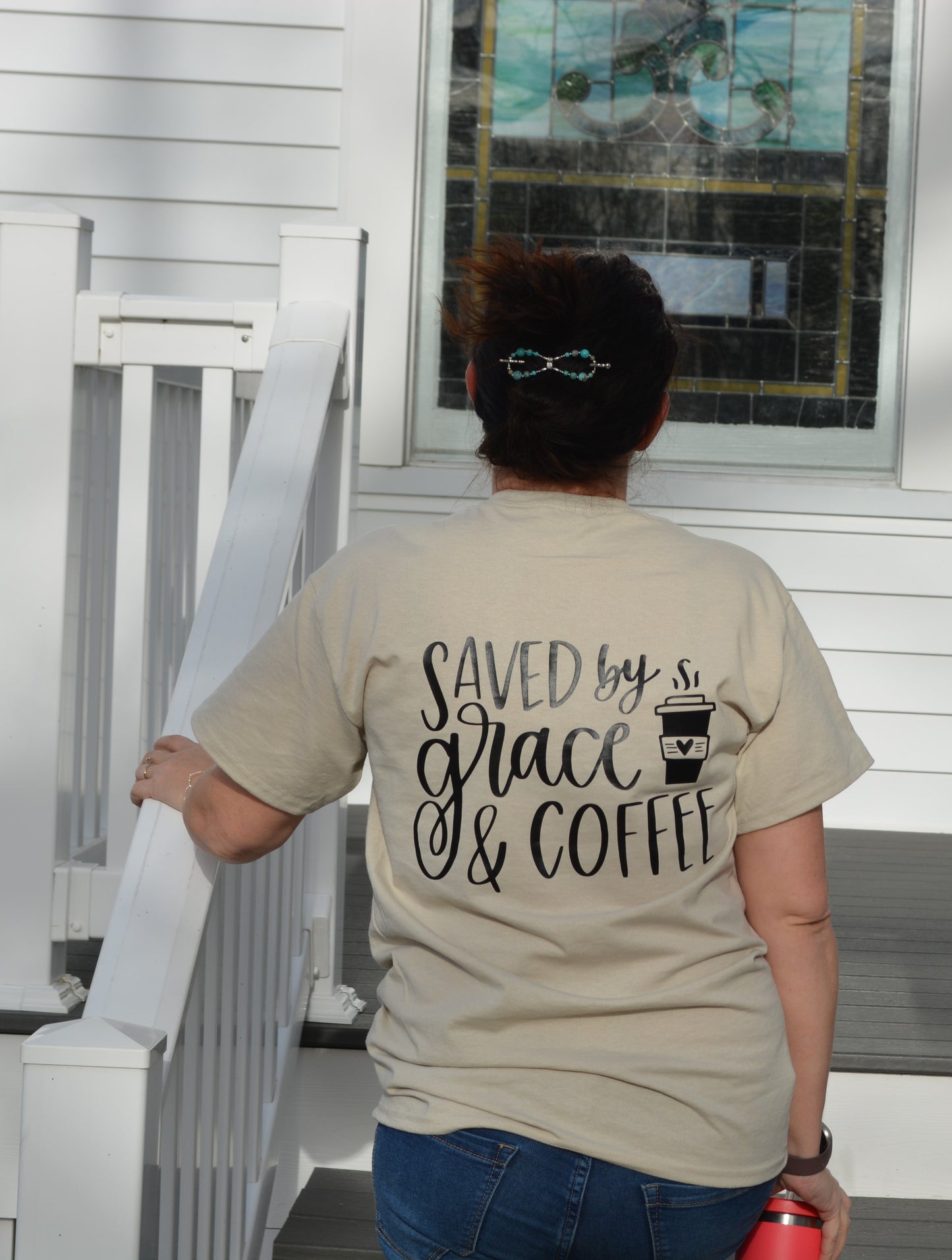 Saved By Grace & Coffee T Shirt